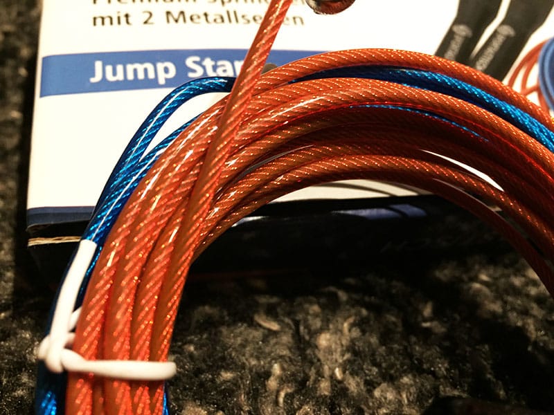 Springseil Test Sportastisch Jump Star Nahansicht Seile
