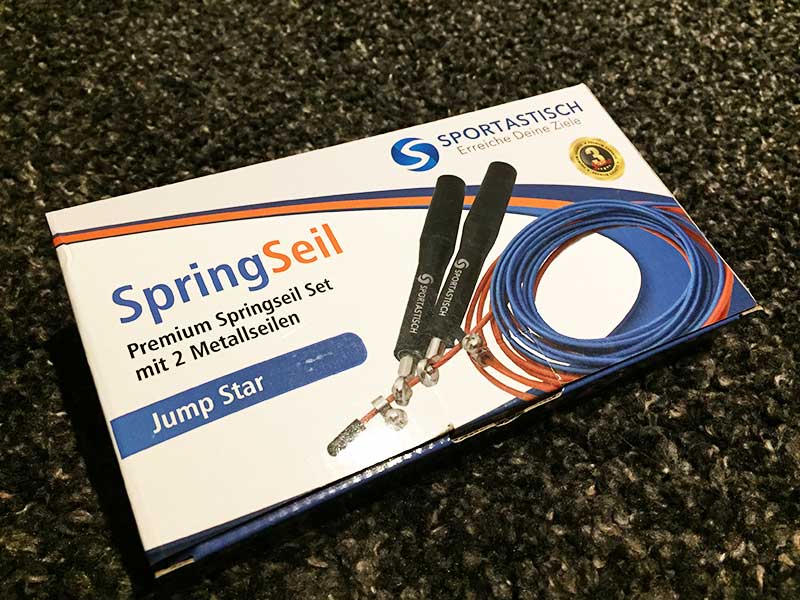 Springseil Test Sportastisch Jump Star Verpackung