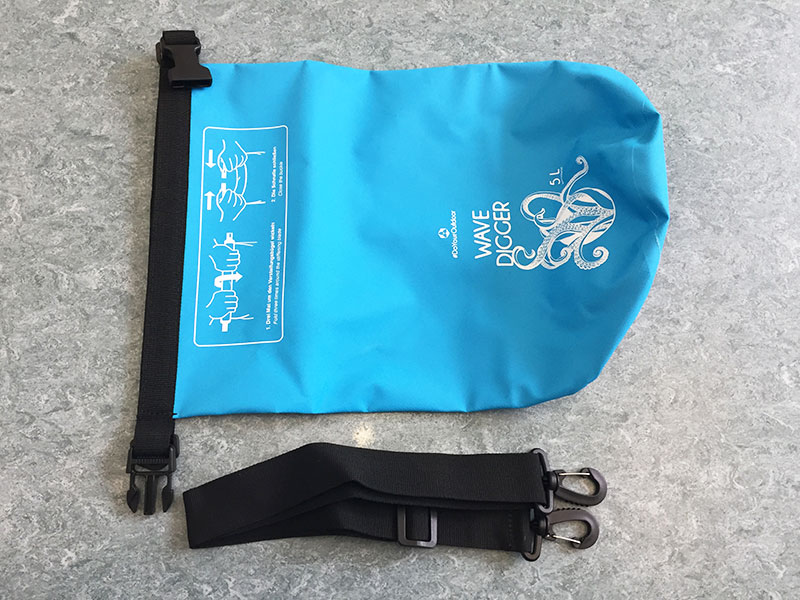 Dry Bag Test Lieferumfang