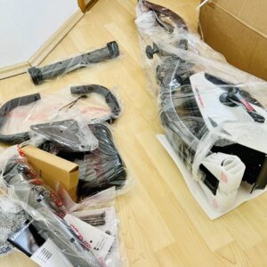 Die Teile sind gesondert verpackt